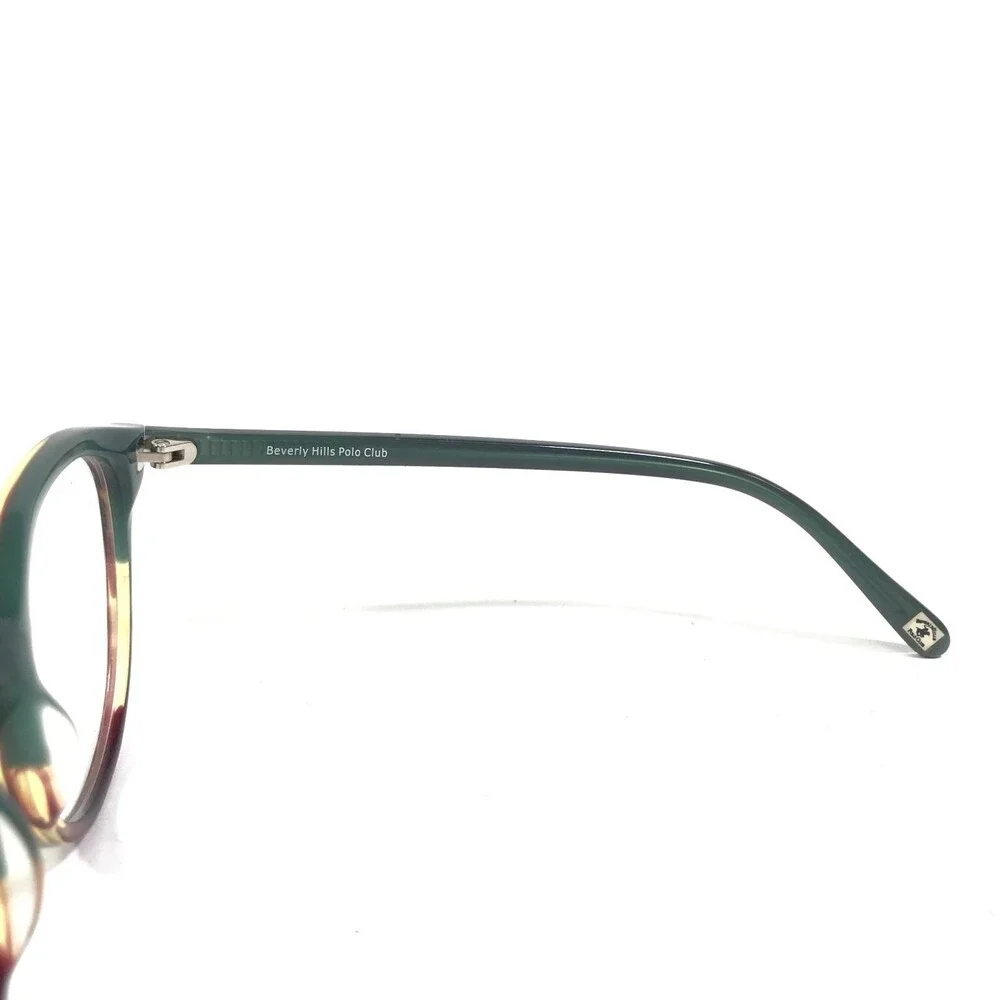 Beverly Hills Polo Club BHPC 94 COL 10 Eyeglasses Glasses Brown Green 50-18-140